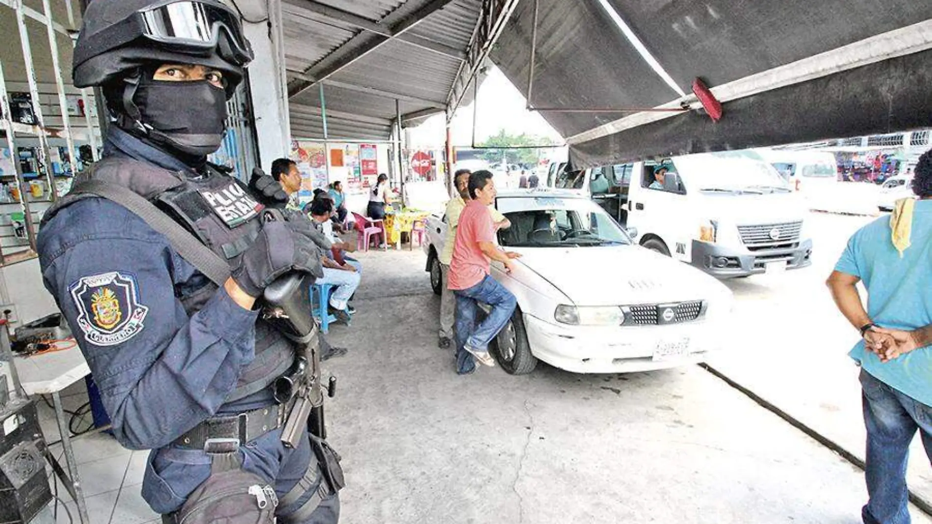 Seguridad sitio de taxis Costa Chica